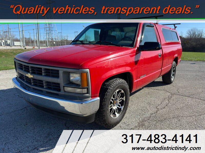 Red 1995 Chevrolet C/K 1500 Pickup Truck  Automatic