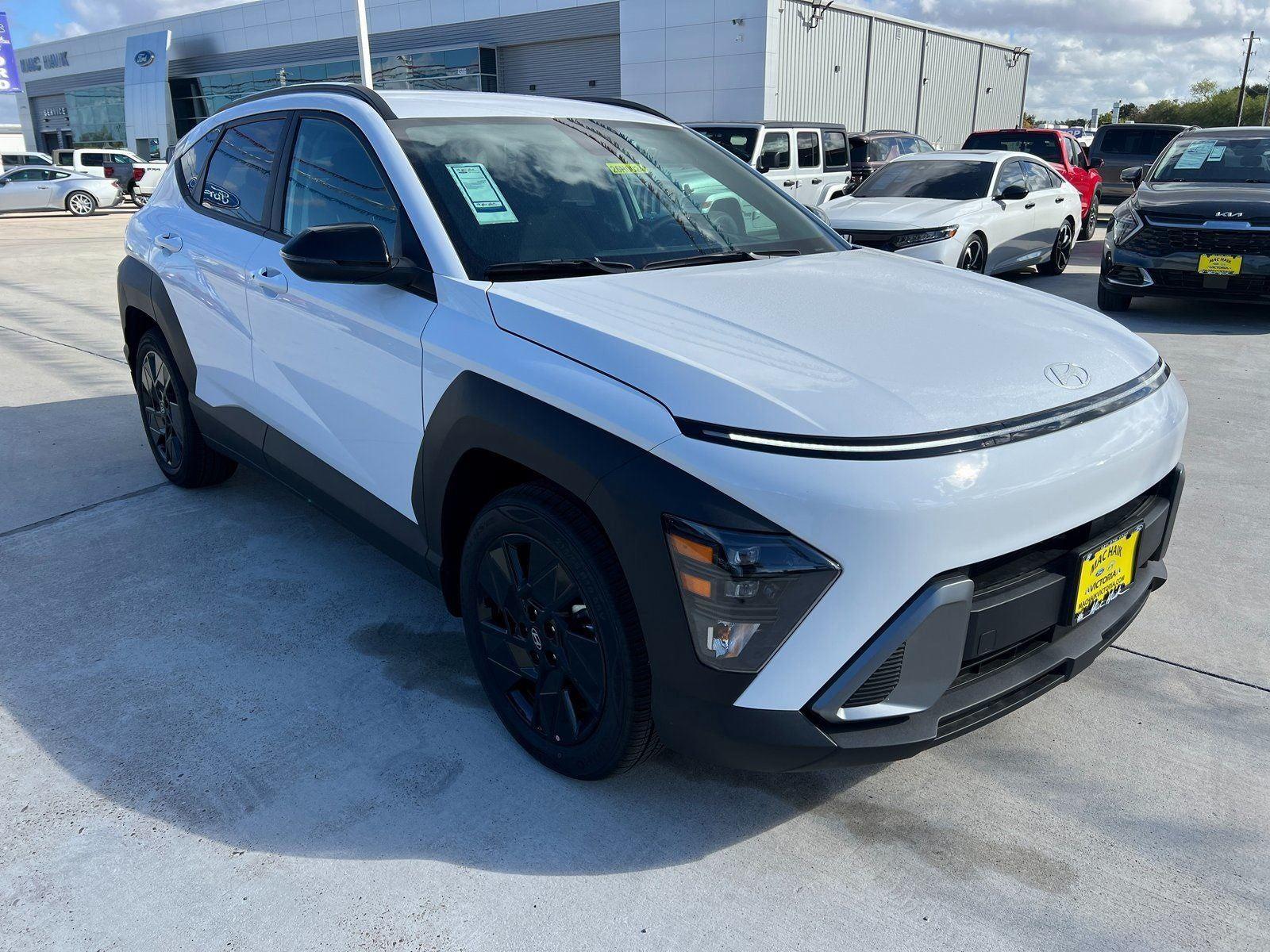 Atlas White 2026 Hyundai Kona SUV / Crossover Front-Wheel Drive Continuously Variable Transmission