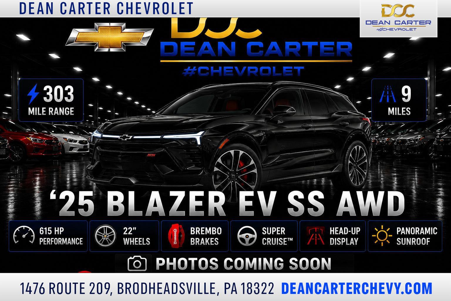 Black 2025 Chevrolet Blazer EV SS eAWD SUV / Crossover All-Wheel Drive Automatic