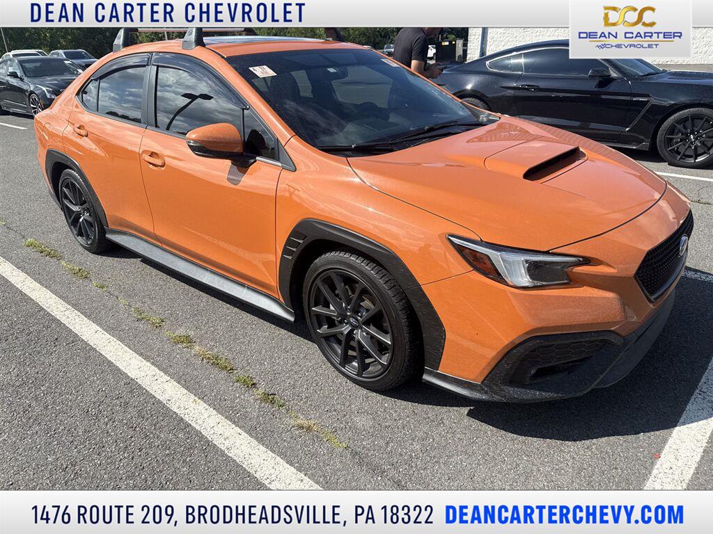 Solar Orange Pearl 2023 Subaru WRX Sedan All-Wheel Drive Manual