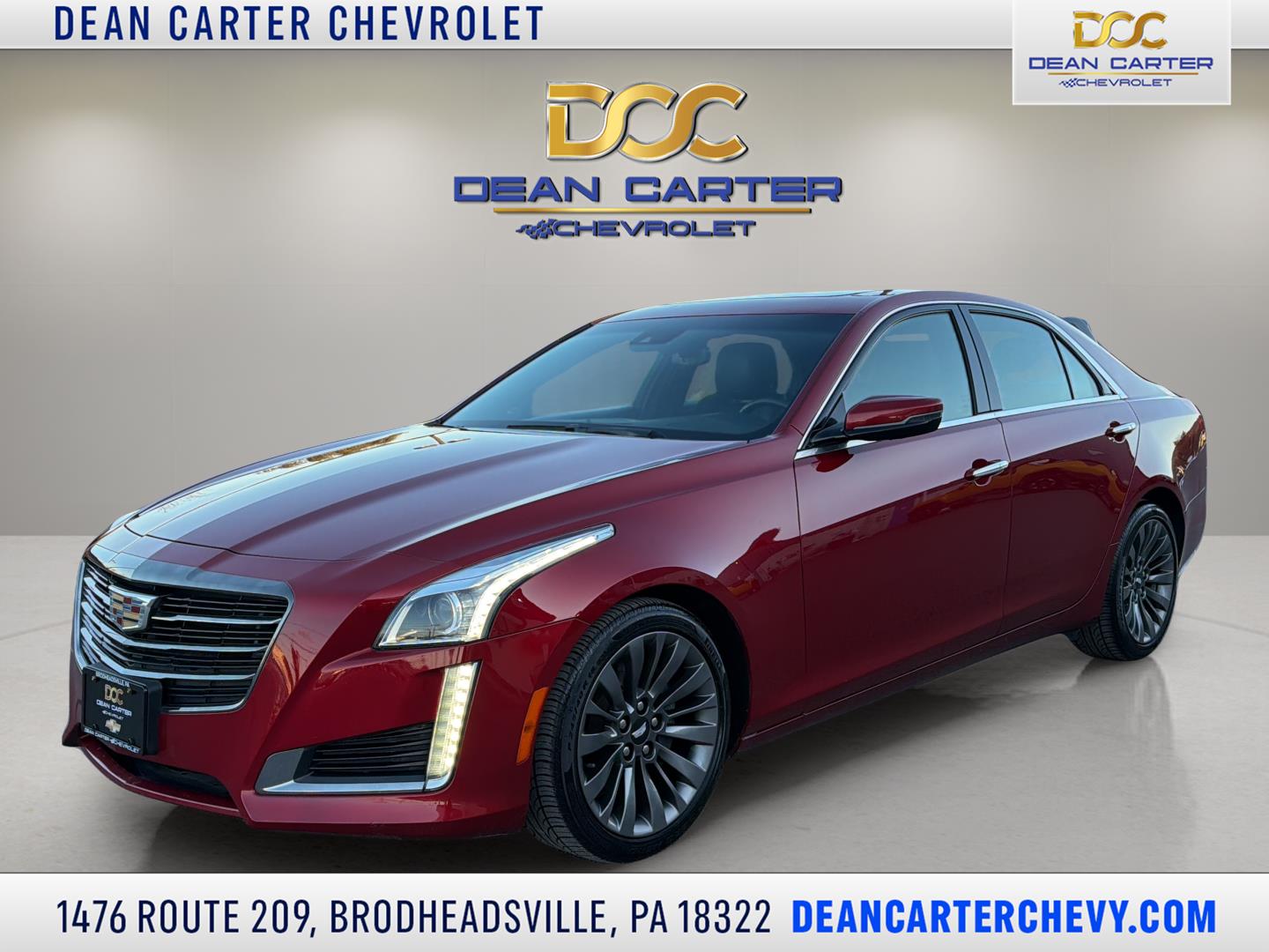 Red Obsession Tintcoat 2017 Cadillac CTS 2.0T Luxury AWD Sedan All-Wheel Drive 8-Speed Automatic