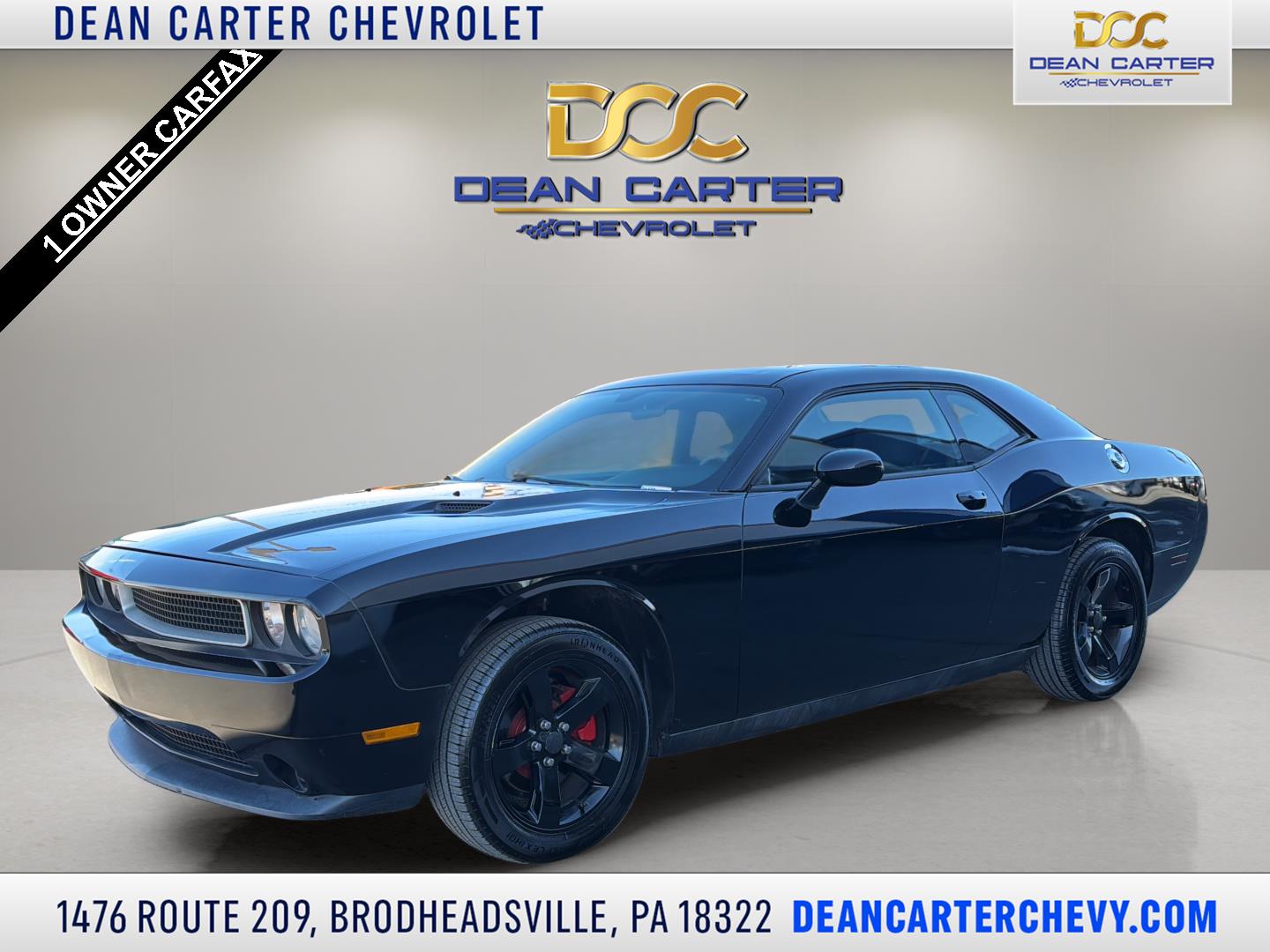 Black 2012 Dodge Challenger Coupe Rear-Wheel Drive 5-Speed Automatic