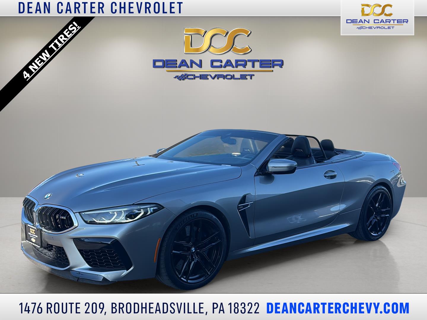 Gray (Donington Grey Metallic) 2020 BMW M8 Convertible AWD Convertible All-Wheel Drive Automatic