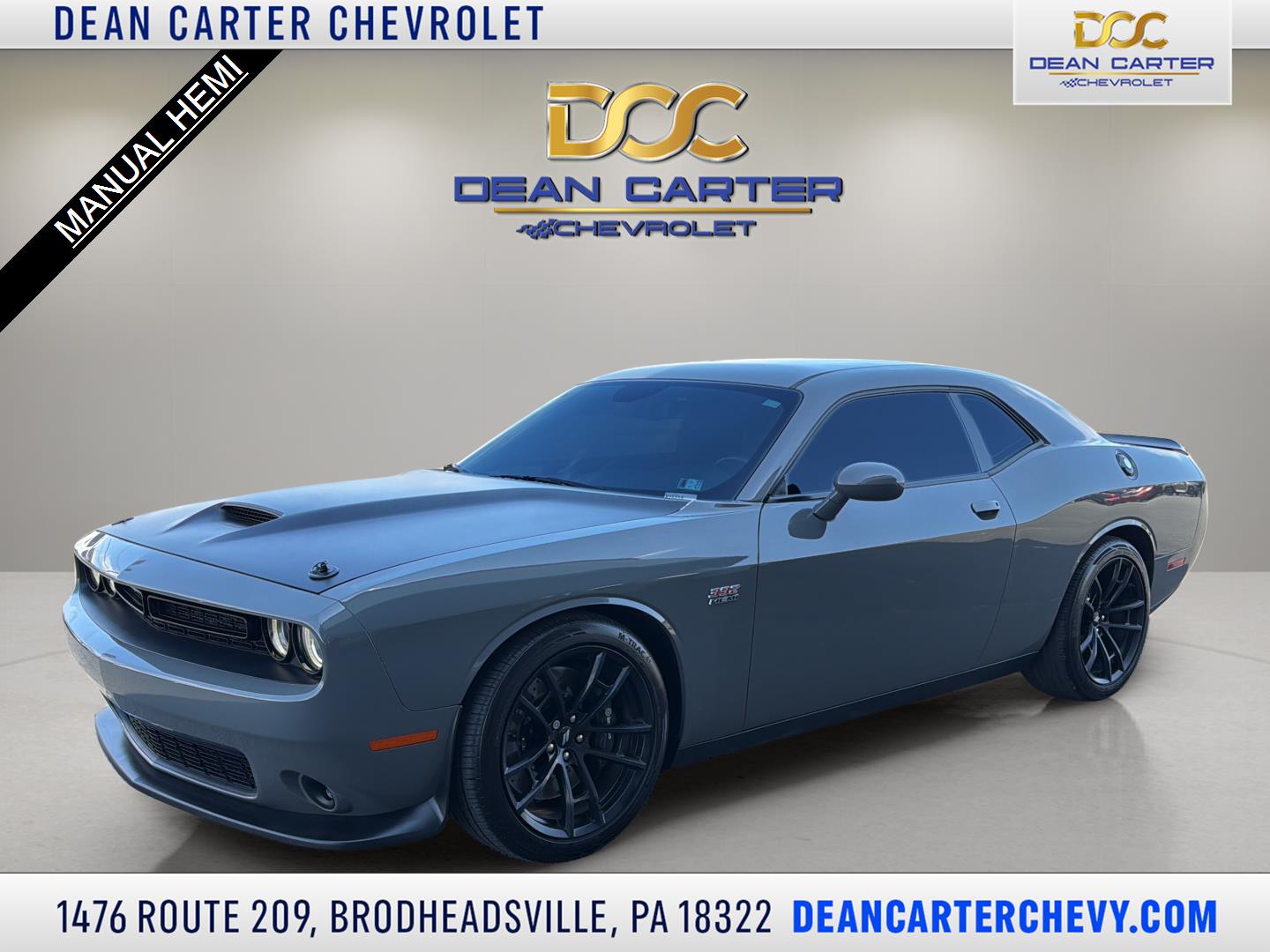 Destroyer Gray Clearcoat 2017 Dodge Challenger T/A 392 RWD Coupe Rear-Wheel Drive 6-Speed Manual