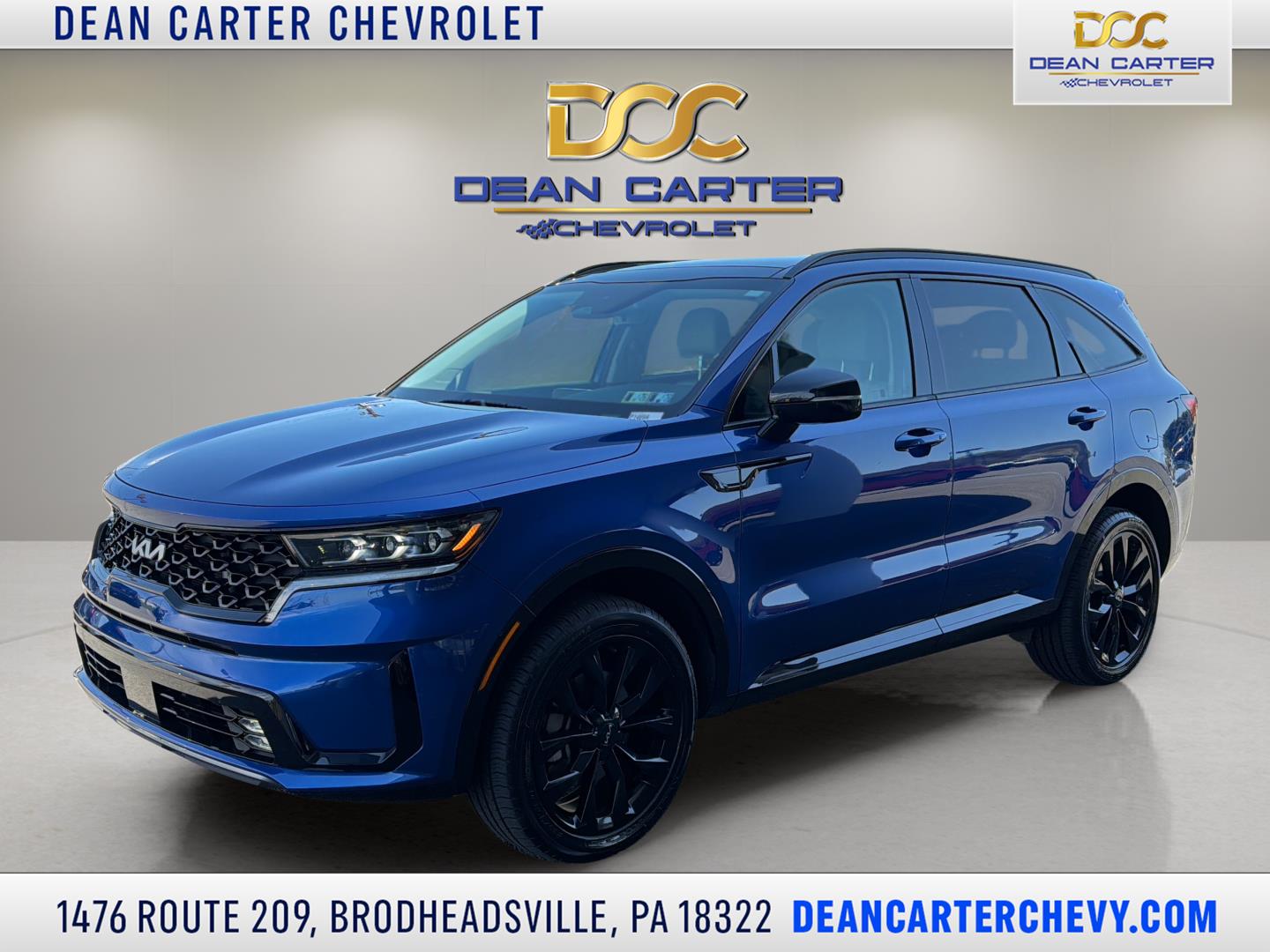 Sapphire Blue 2023 Kia Sorento SX AWD SUV / Crossover All-Wheel Drive Automatic