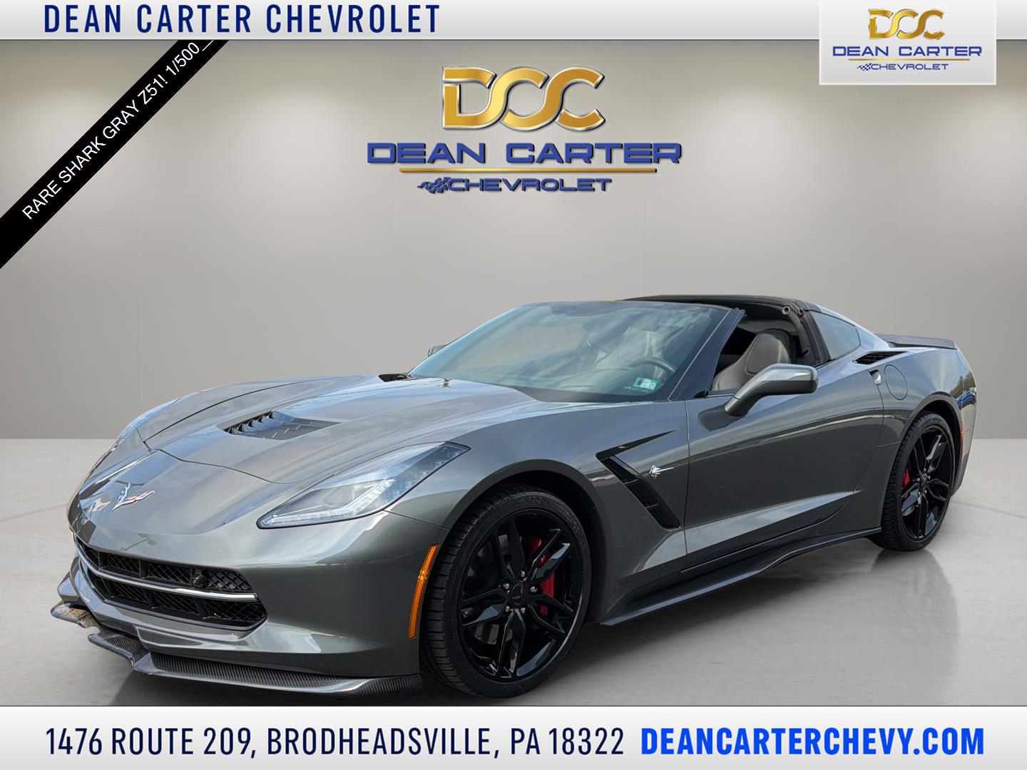 Shark Gray Metallic 2016 Chevrolet Corvette Coupe Rear-Wheel Drive 7-Speed Manual