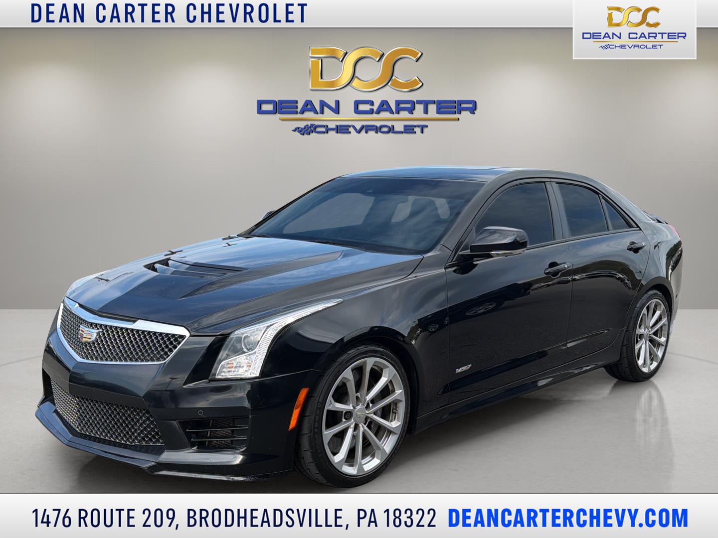Black Raven 2016 Cadillac ATS-V RWD Sedan Rear-Wheel Drive 8-Speed Automatic
