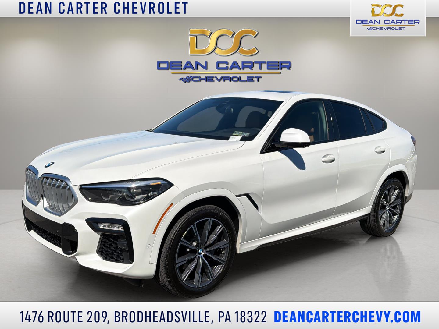 Mineral White Metallic 2021 BMW X6 xDrive40i AWD SUV / Crossover All-Wheel Drive Automatic