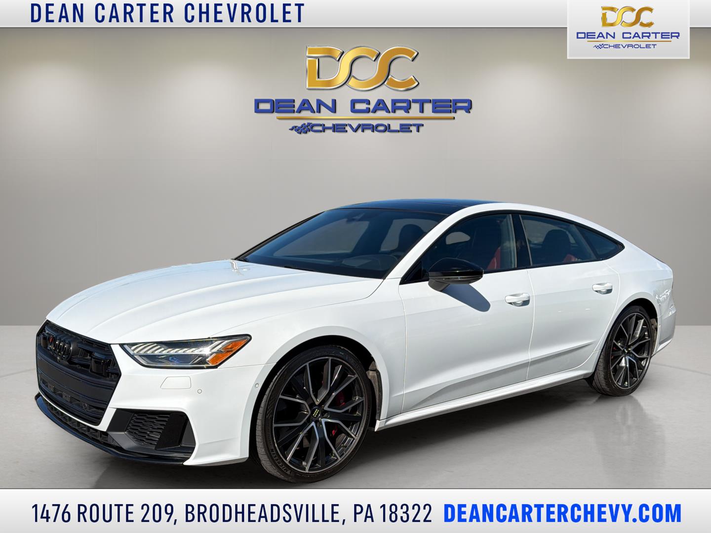 Glacier White Metallic 2021 Audi S7 2.9T quattro Prestige AWD Sedan All-Wheel Drive Automatic