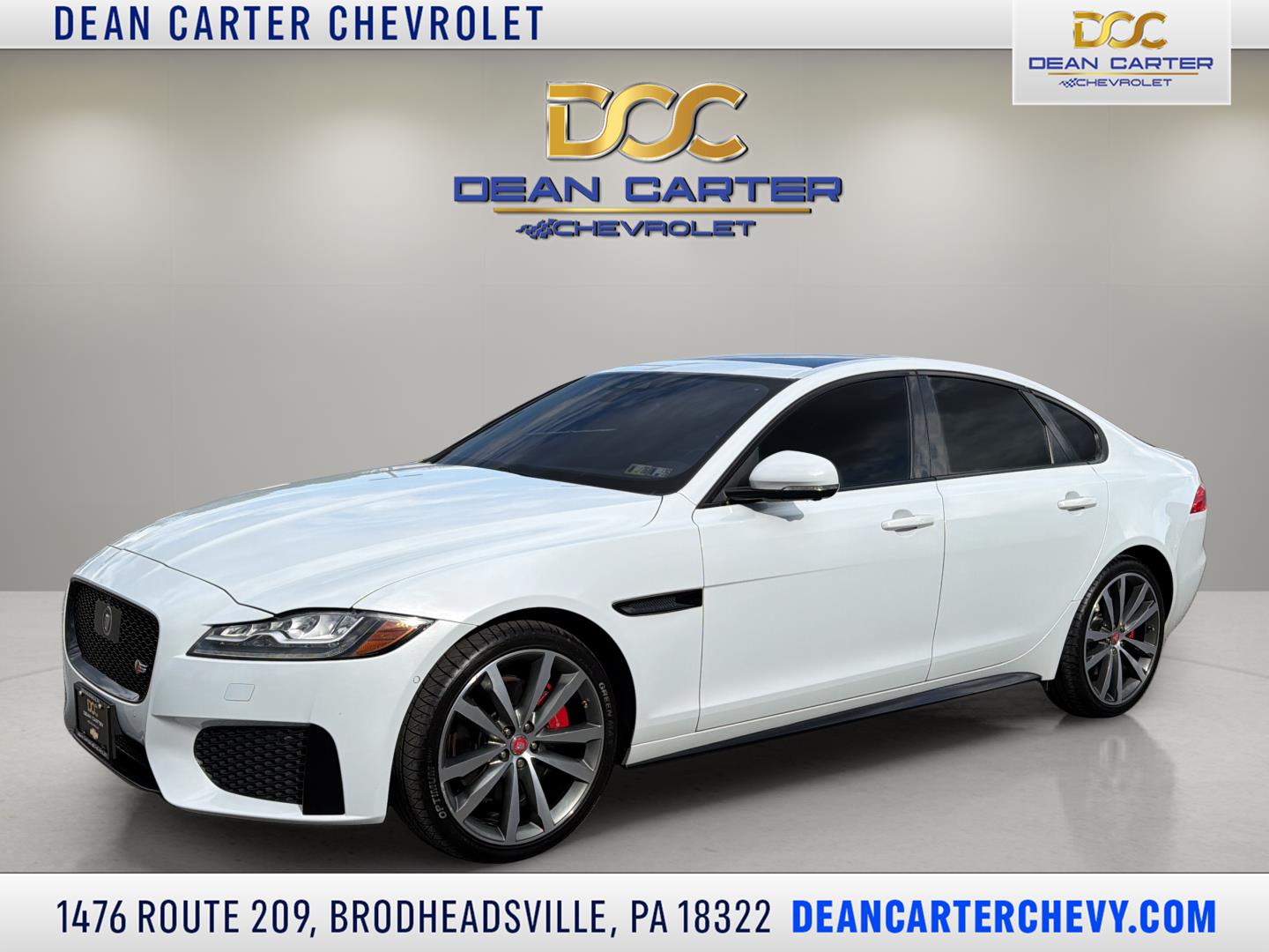 Yulong White Metallic 2019 Jaguar XF XF S AWD Sedan All-Wheel Drive Automatic