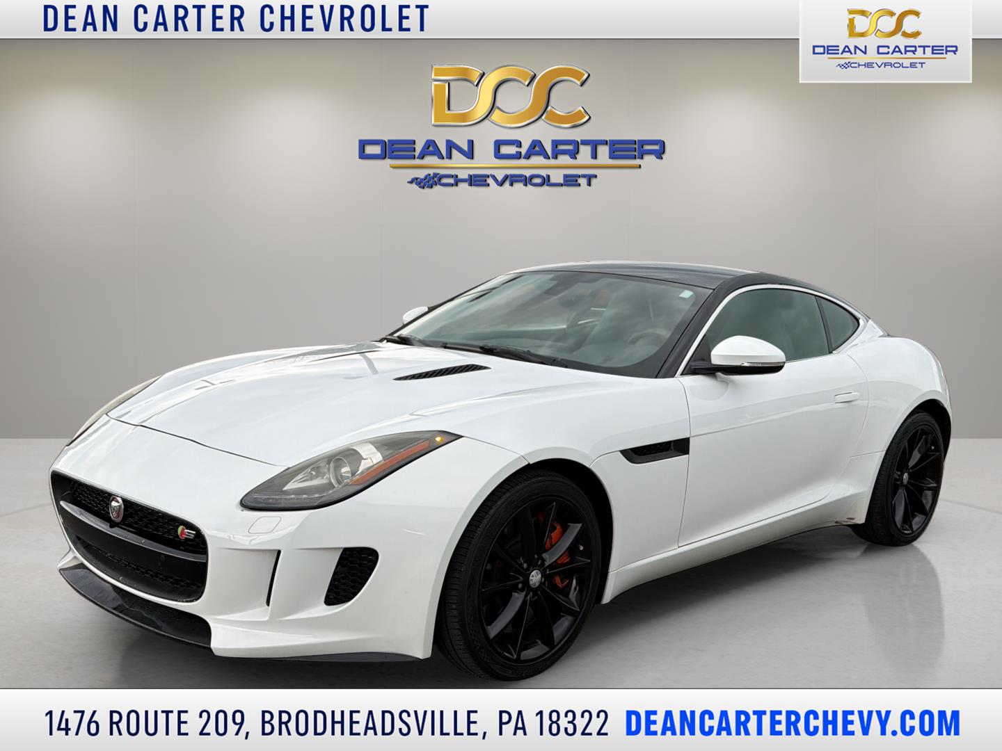 Polaris White 2015 Jaguar F-TYPE Coupe Rear-Wheel Drive Automatic