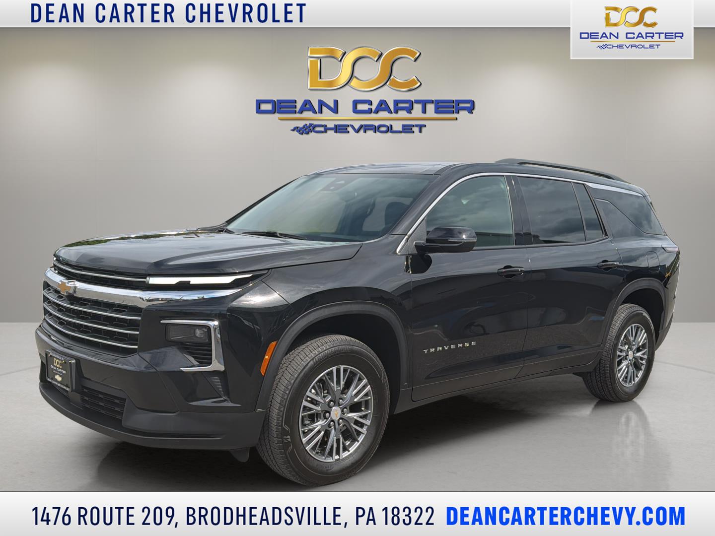Mosaic Black Metallic 2025 Chevrolet Traverse SUV / Crossover Four-Wheel Drive 8-Speed Automatic