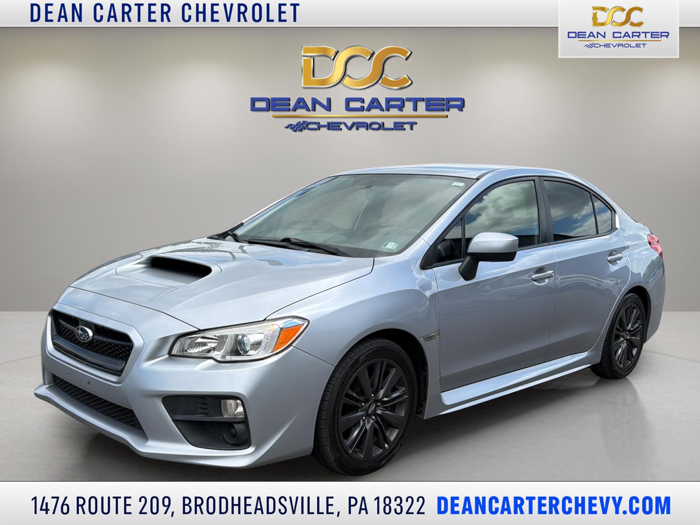 Ice Silver Metallic 2017 Subaru WRX Sedan Sedan All-Wheel Drive Manual