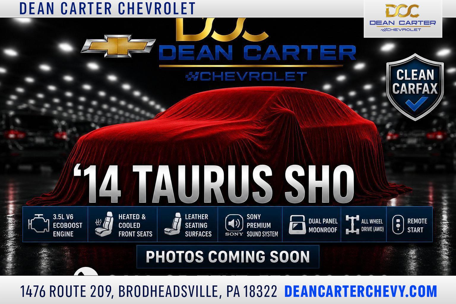 White Platinum Metallic Tri-Coat 2014 Ford Taurus SHO AWD Sedan All-Wheel Drive 6-Speed Automatic
