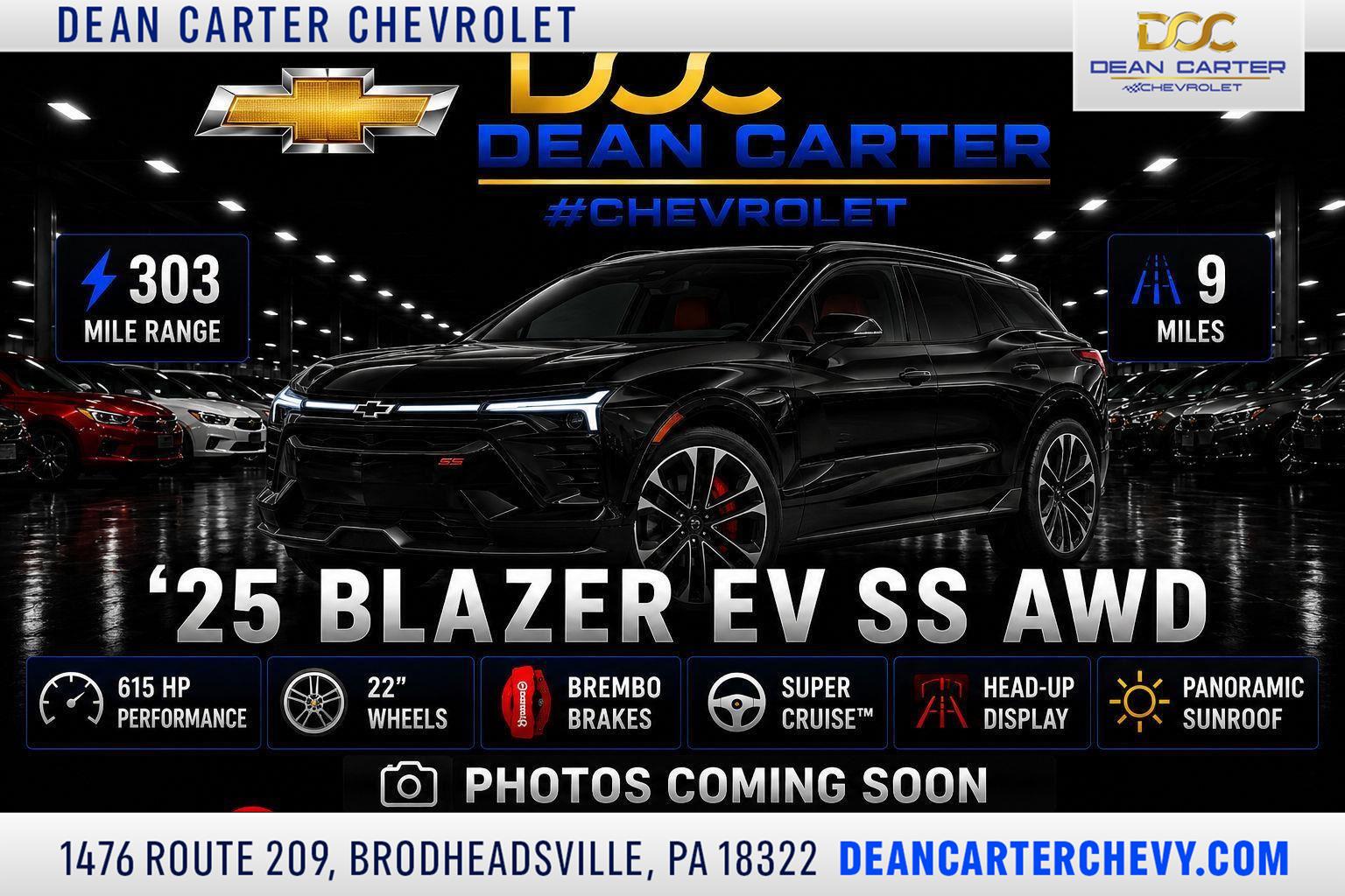 Black 2025 Chevrolet Blazer EV SS eAWD SUV / Crossover All-Wheel Drive Automatic