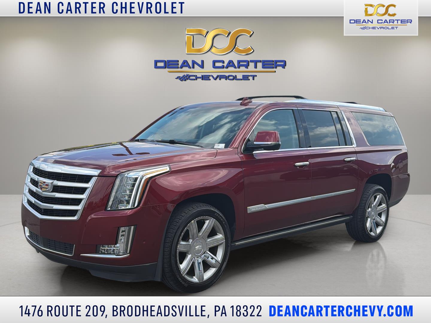 Red Passion Tintcoat 2019 Cadillac Escalade ESV Premium Luxury 4WD SUV / Crossover Four-Wheel Drive Automatic