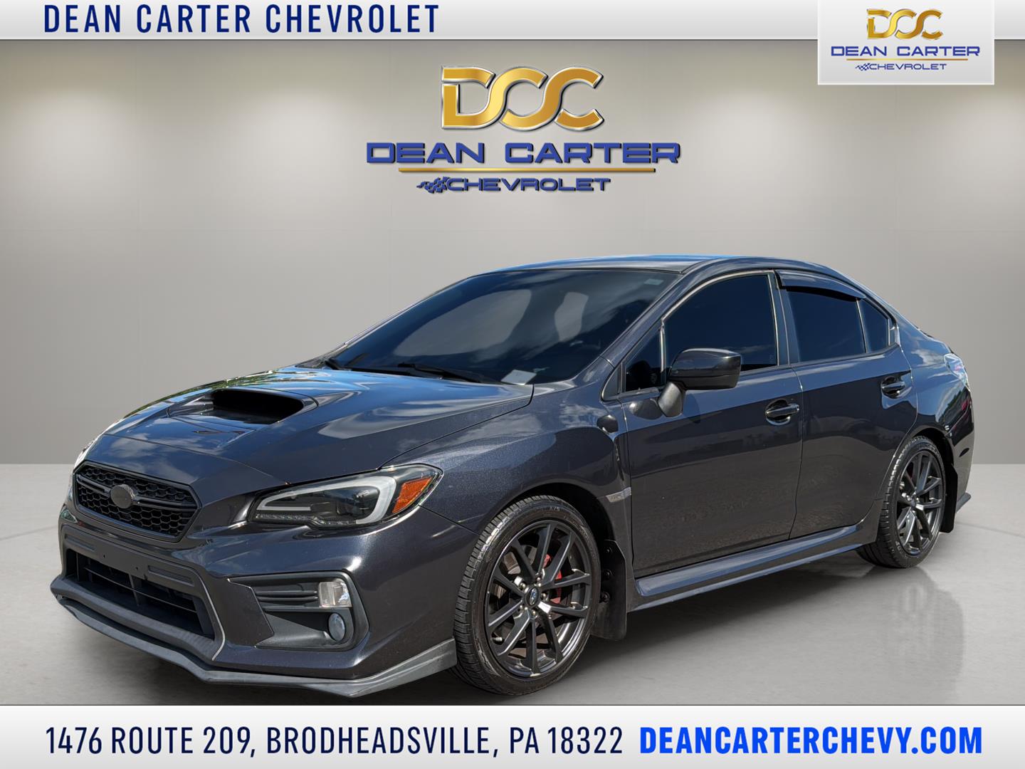 Dark Gray Metallic 2019 Subaru WRX Sedan All-Wheel Drive Manual