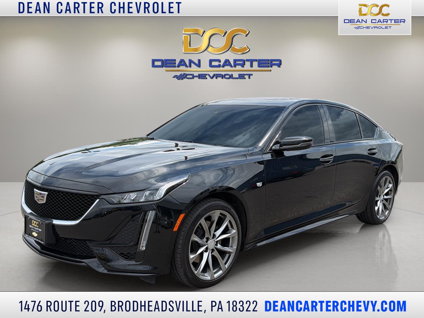 Black 2023 Cadillac CT5 Sedan All-Wheel Drive Automatic