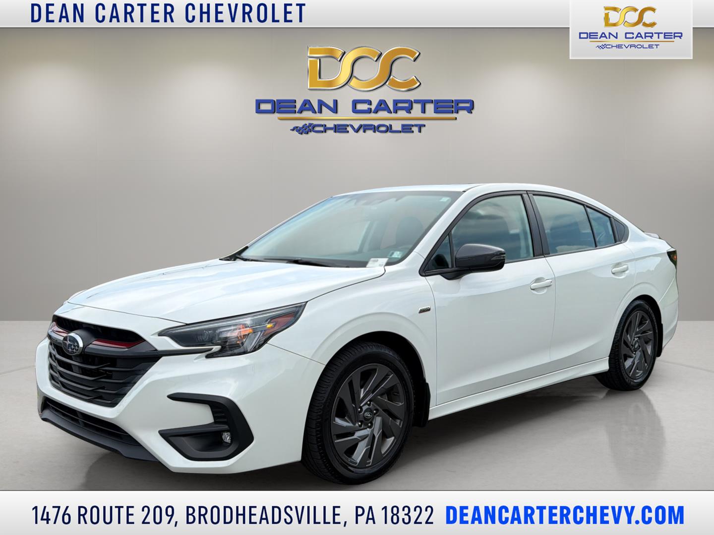 Crystal White Pearl 2024 Subaru Legacy Sedan All-Wheel Drive Continuously Variable Transmission