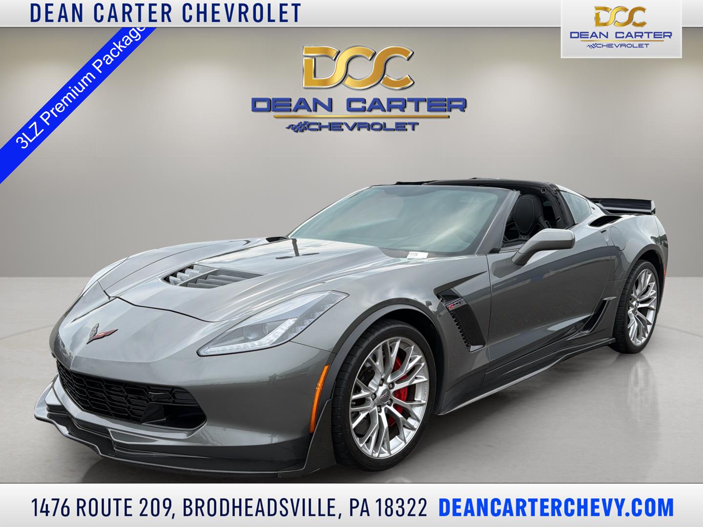 Shark Gray Metallic 2016 Chevrolet Corvette Coupe Rear-Wheel Drive 8-Speed Automatic