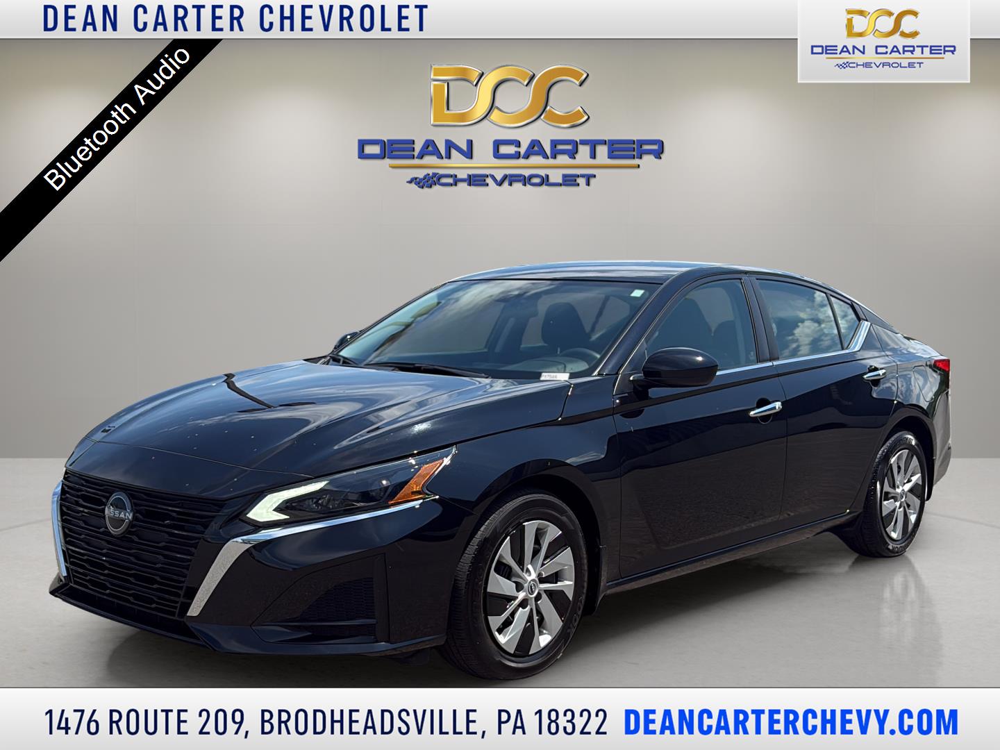 Super Black 2023 Nissan Altima Sedan Front-Wheel Drive Continuously Variable Transmission