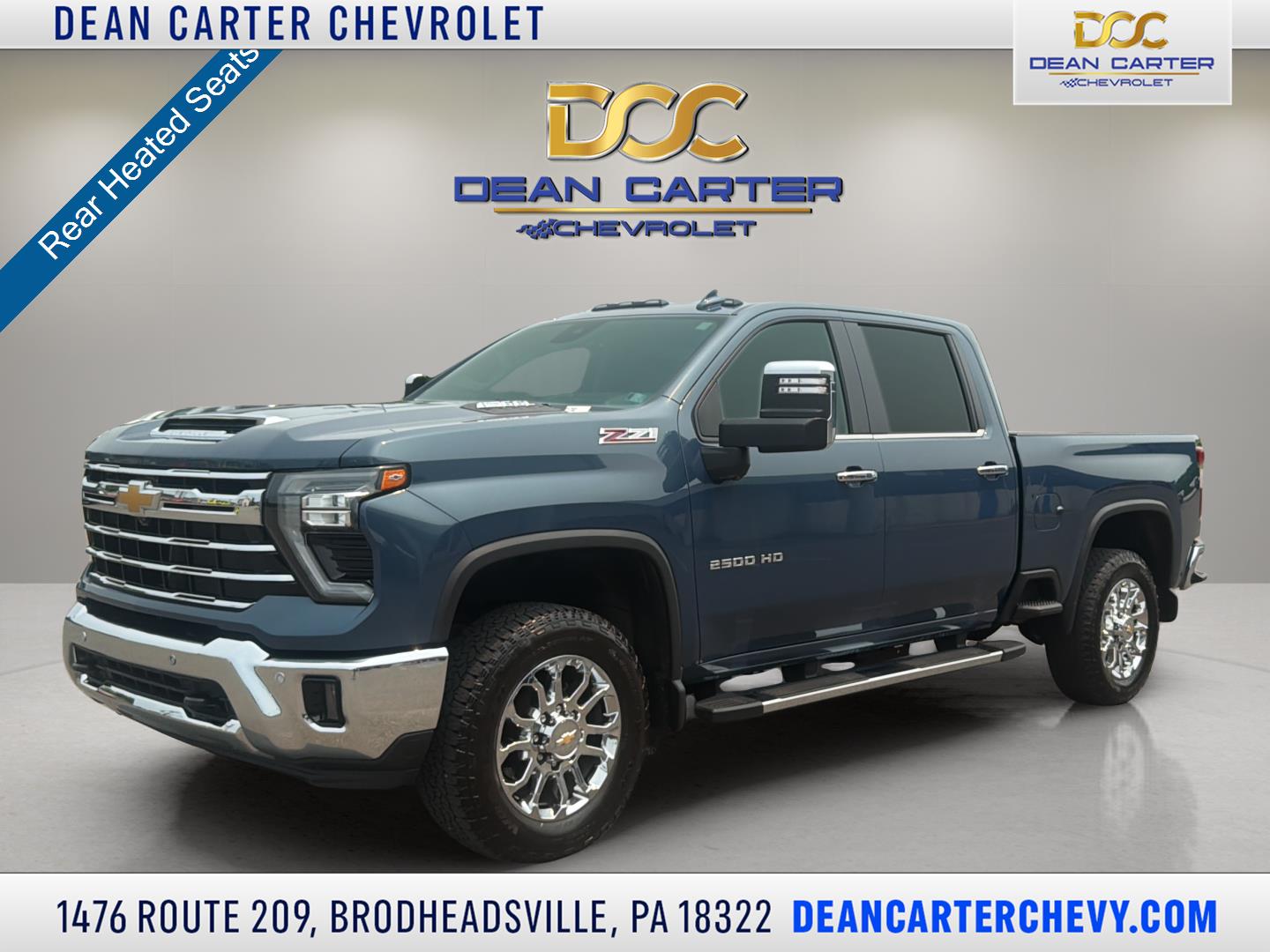 Lakeshore Blue Metallic 2024 Chevrolet Silverado 2500HD Pickup Truck Four-Wheel Drive Automatic
