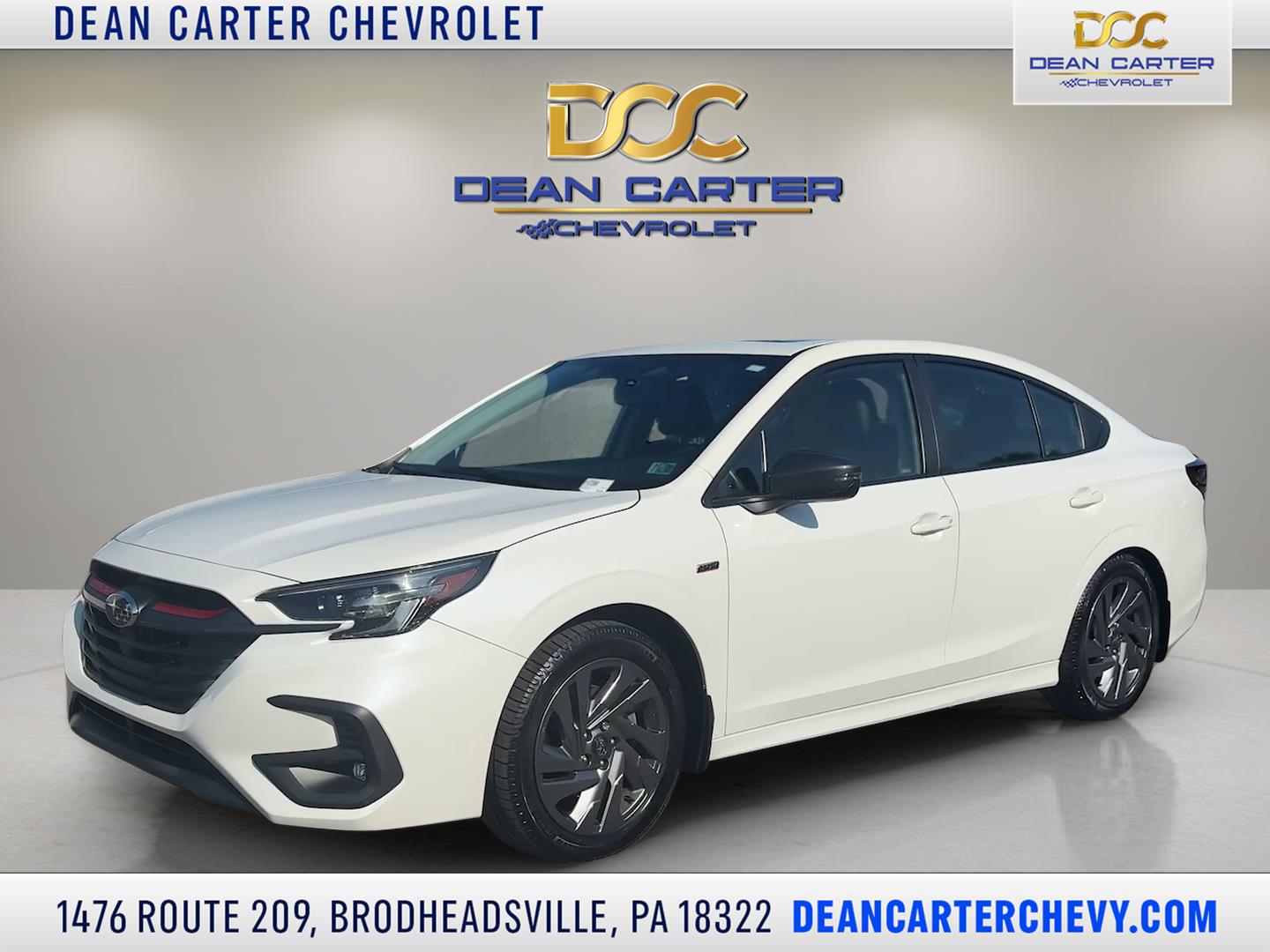Crystal White Pearl 2024 Subaru Legacy Sedan All-Wheel Drive Continuously Variable Transmission