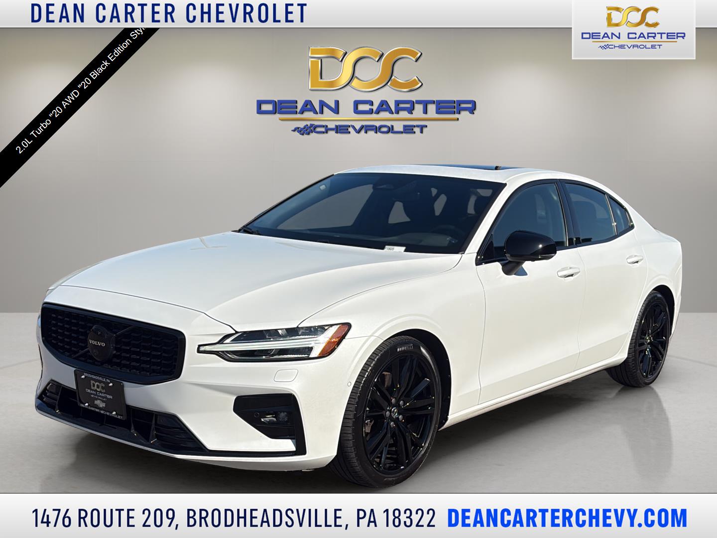 Crystal White Metallic 2023 Volvo S60 Sedan All-Wheel Drive Automatic