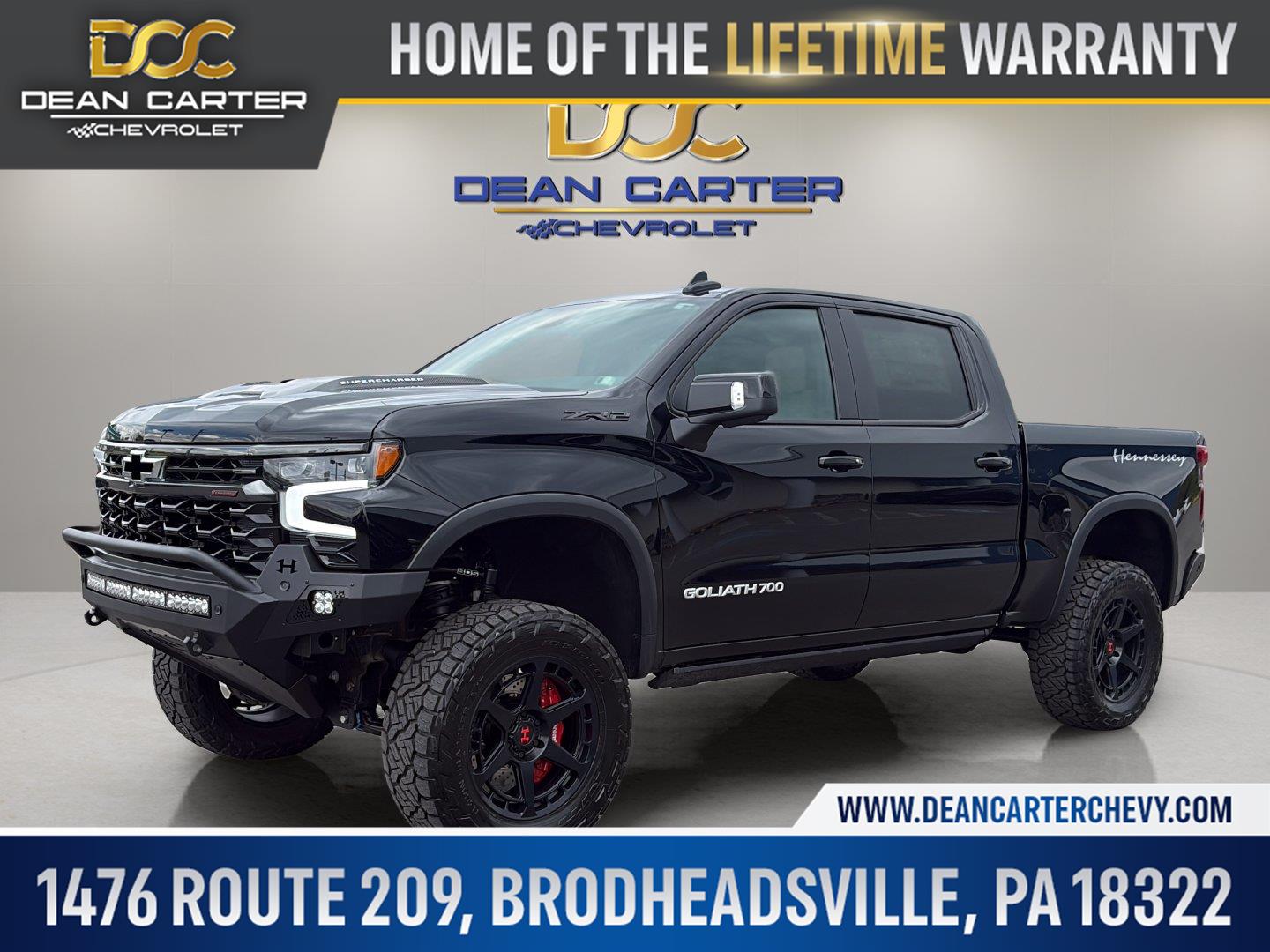 Black 2026 Chevrolet Silverado 1500 Pickup Truck Four-Wheel Drive Automatic