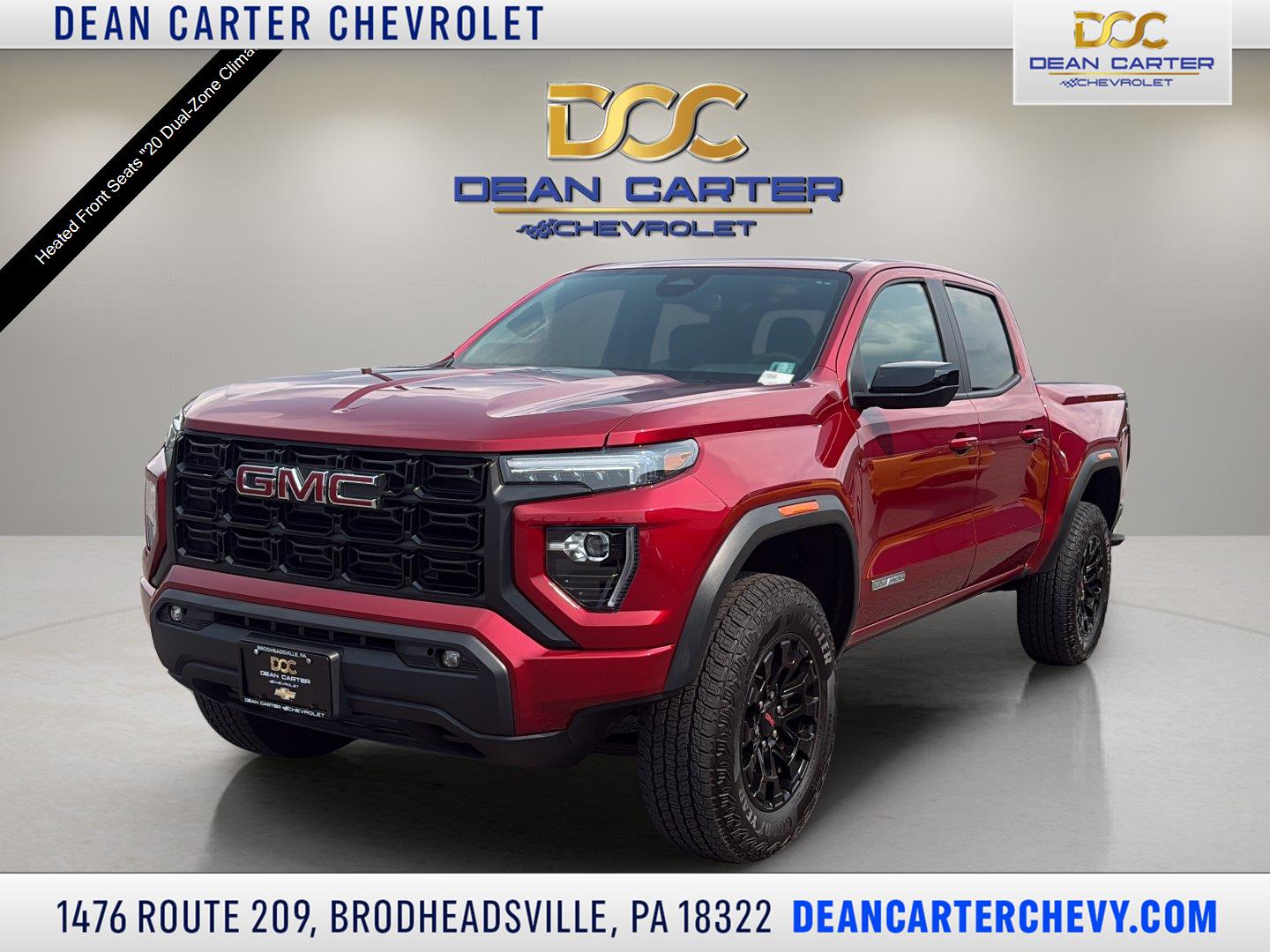 Volcanic Red Tintcoat 2026 GMC Canyon Pickup Truck Four-Wheel Drive 8-Speed Automatic