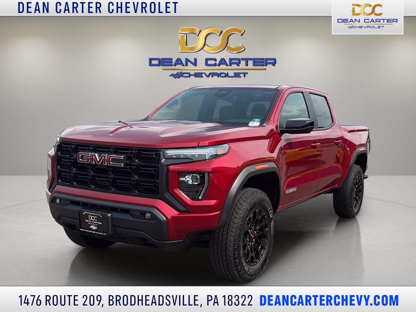 Volcanic Red Tintcoat 2026 GMC Canyon Pickup Truck Four-Wheel Drive 8-Speed Automatic