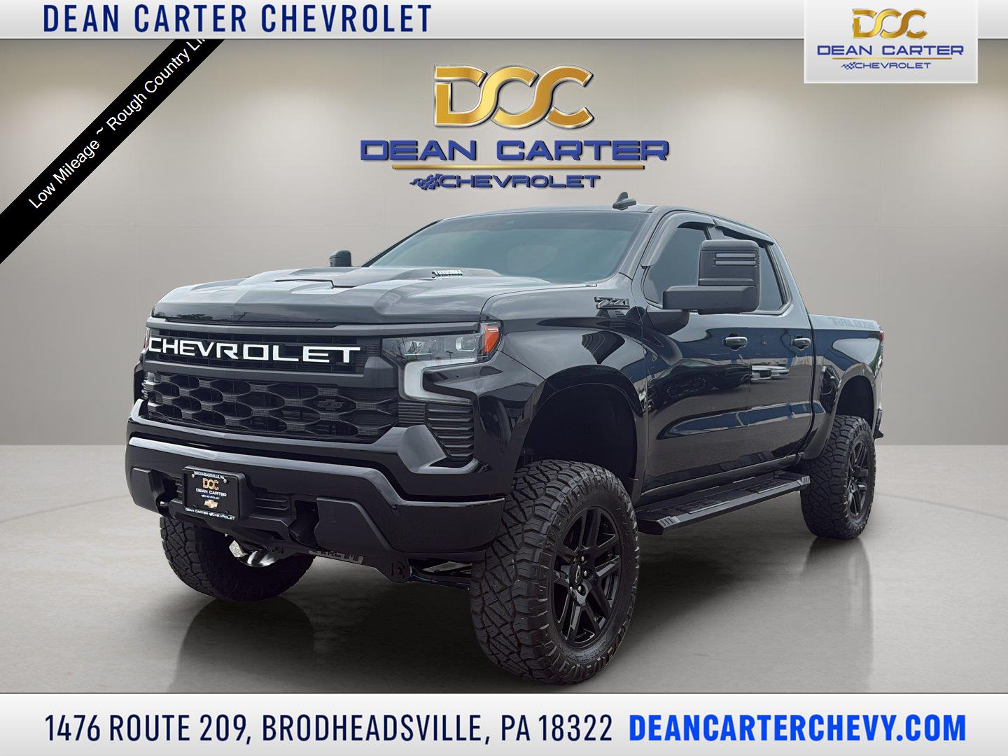 Black 2025 Chevrolet Silverado 1500 Pickup Truck Four-Wheel Drive 8-Speed Automatic