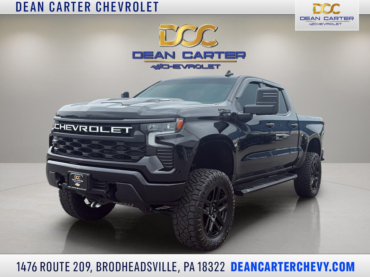Black 2025 Chevrolet Silverado 1500 Pickup Truck Four-Wheel Drive 8-Speed Automatic