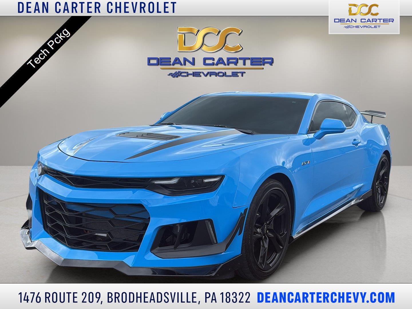 Rapid Blue 2023 Chevrolet Camaro Coupe Rear-Wheel Drive Automatic