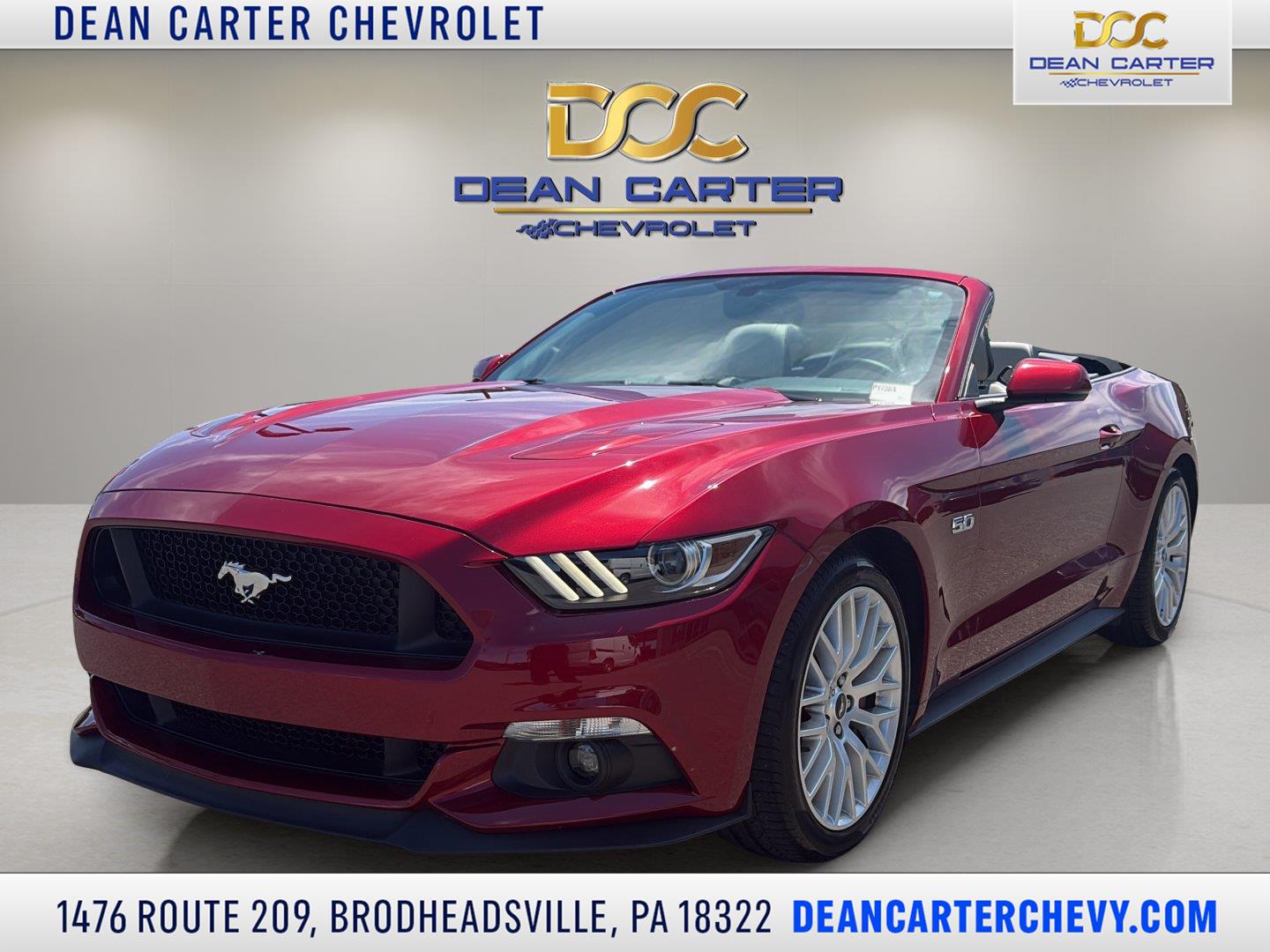 2017 Ford Mustang Convertible Rear-Wheel Drive 6-Speed Manual