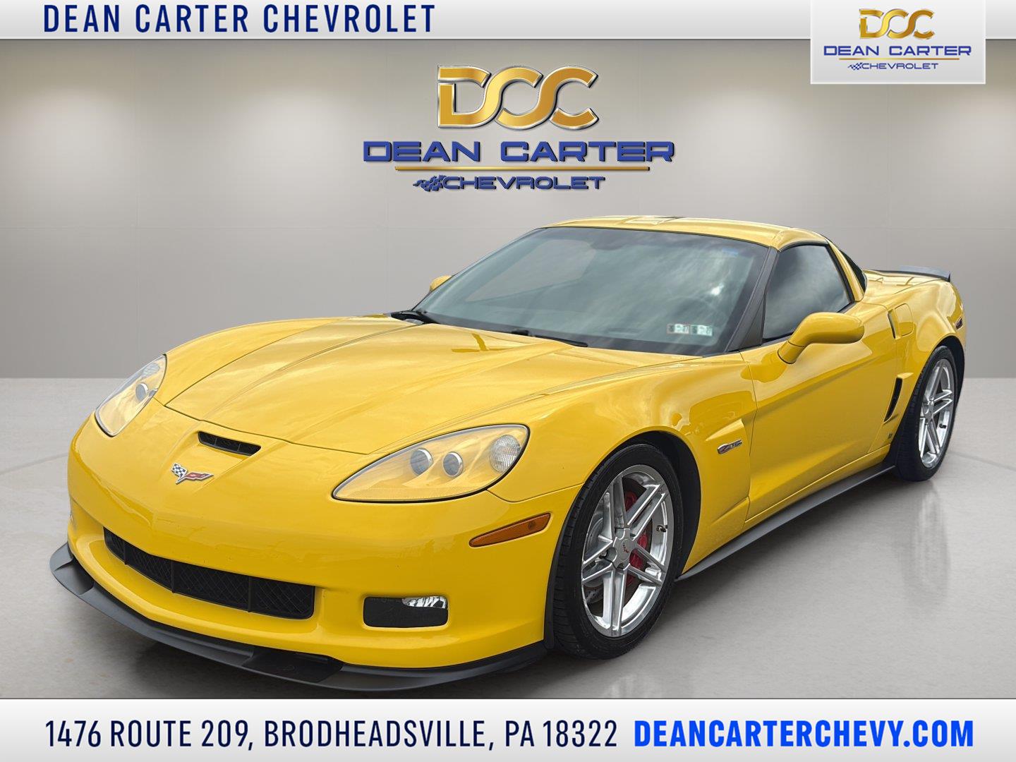 Velocity Yellow Tintcoat 2006 Chevrolet Corvette Coupe Rear-Wheel Drive 6-Speed Manual