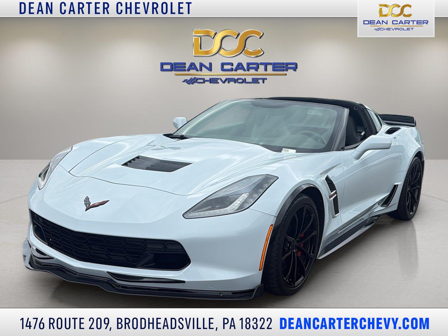 Arctic White 2019 Chevrolet Corvette Coupe Rear-Wheel Drive 8-Speed Automatic
