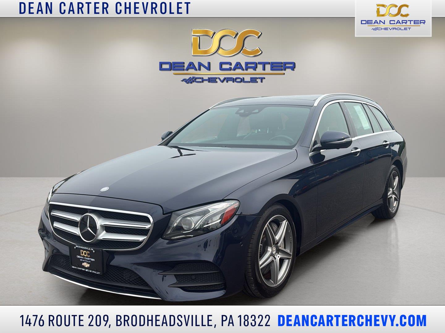 Lunar Blue Metallic 2017 Mercedes-Benz E-Class Wagon All-Wheel Drive Automatic