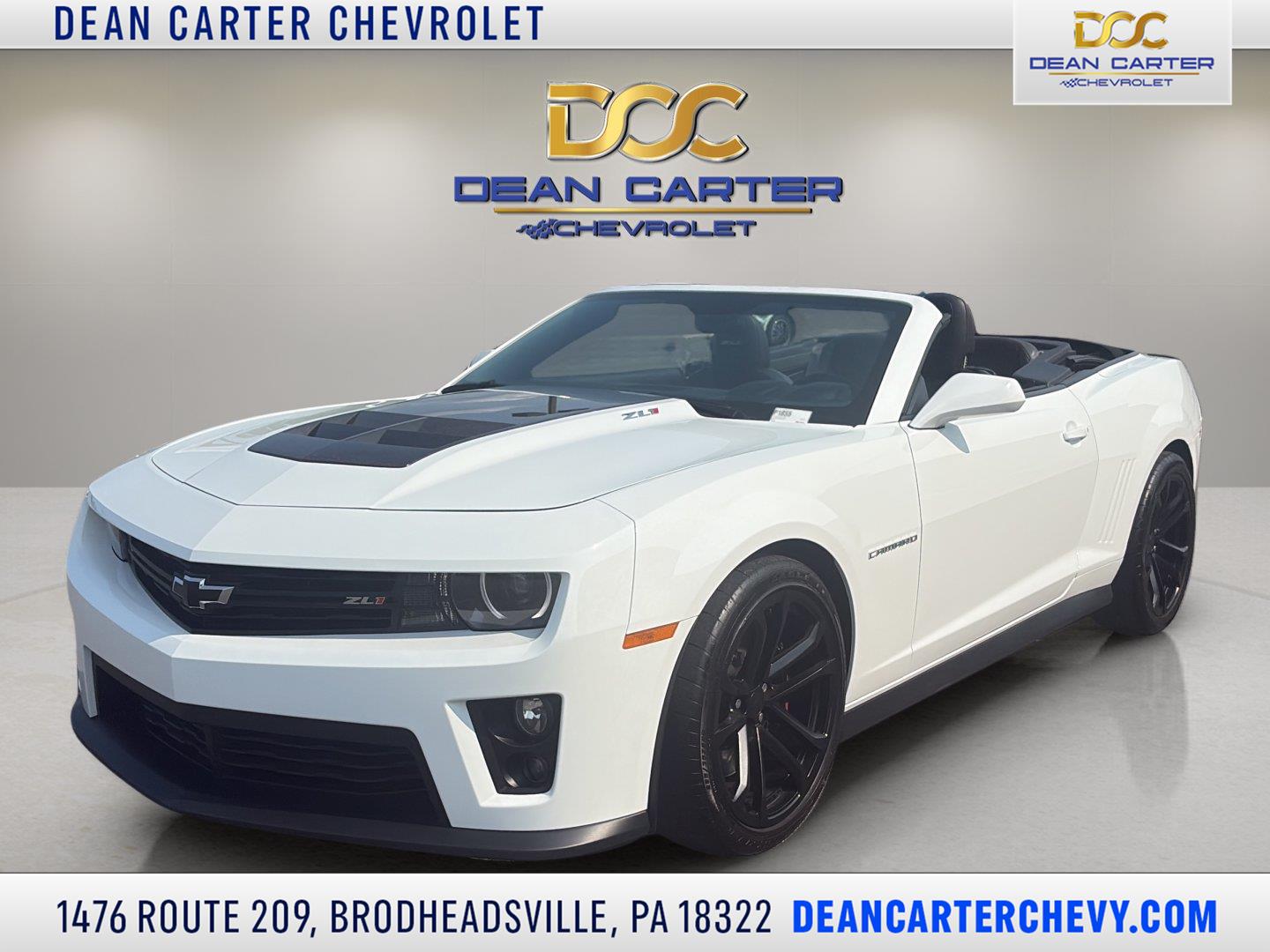 Summit White 2013 Chevrolet Camaro Convertible Rear-Wheel Drive 6-Speed Manual