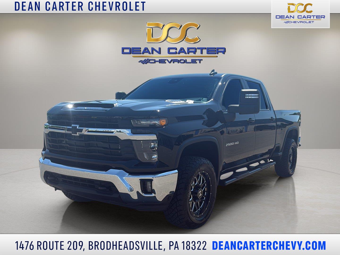 Black 2024 Chevrolet Silverado 2500HD Pickup Truck Four-Wheel Drive Automatic