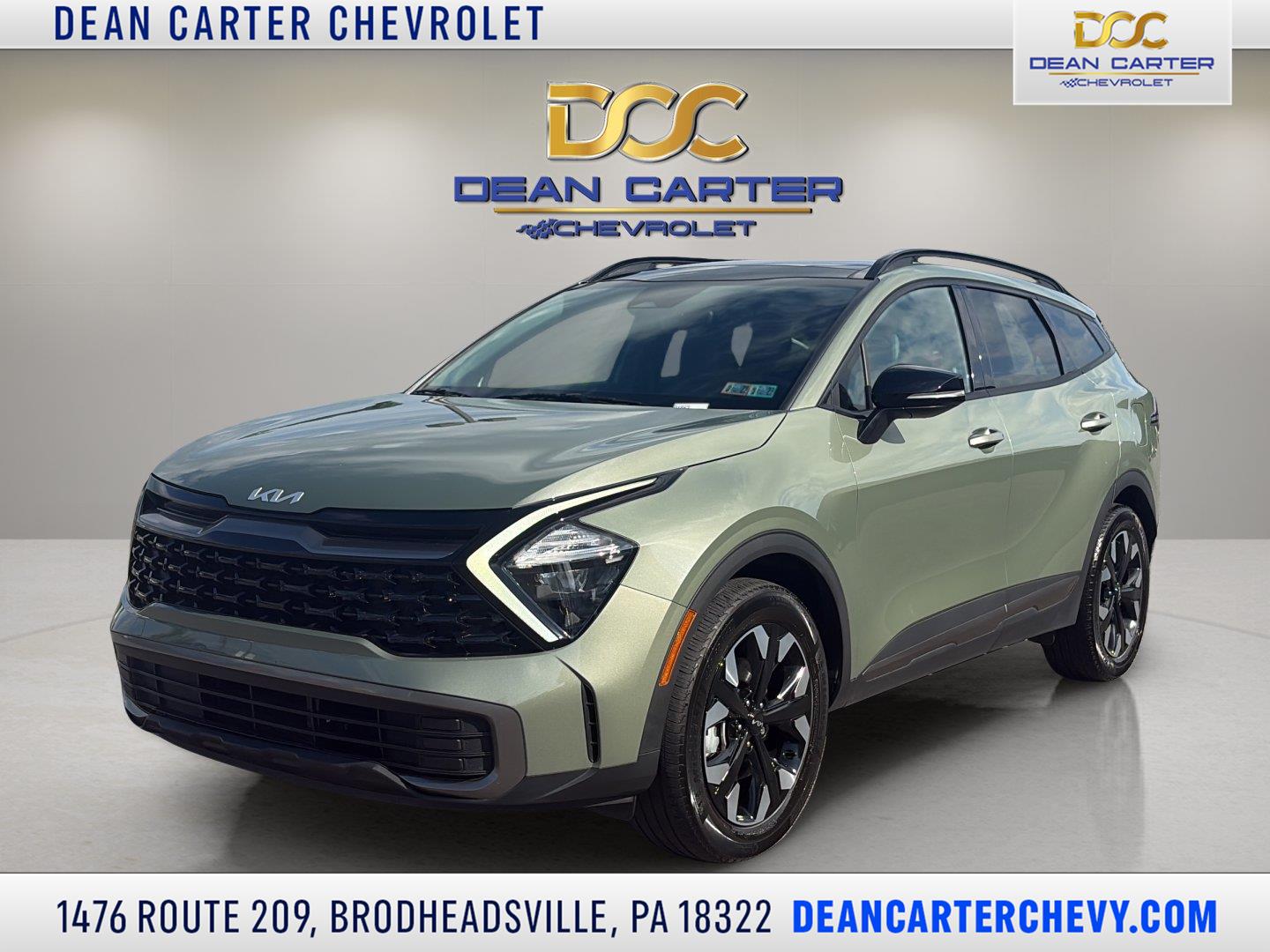 Jungle Green 2023 Kia Sportage Hybrid Plug-In SUV / Crossover All-Wheel Drive Automatic