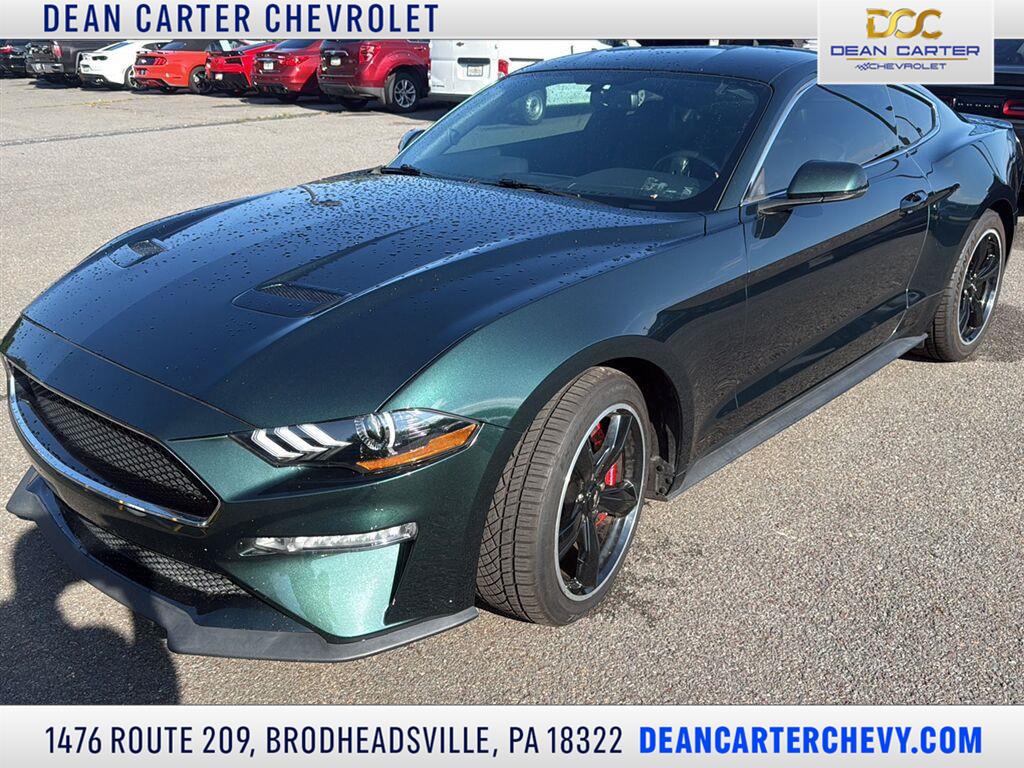 Dark Highland Green Metallic 2019 Ford Mustang Coupe Rear-Wheel Drive 6-Speed Manual