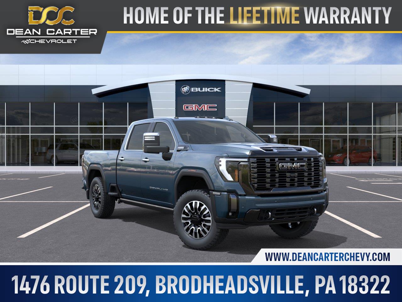 Downpour Metallic 2026 GMC Sierra 3500HD Pickup Truck Four-Wheel Drive Automatic