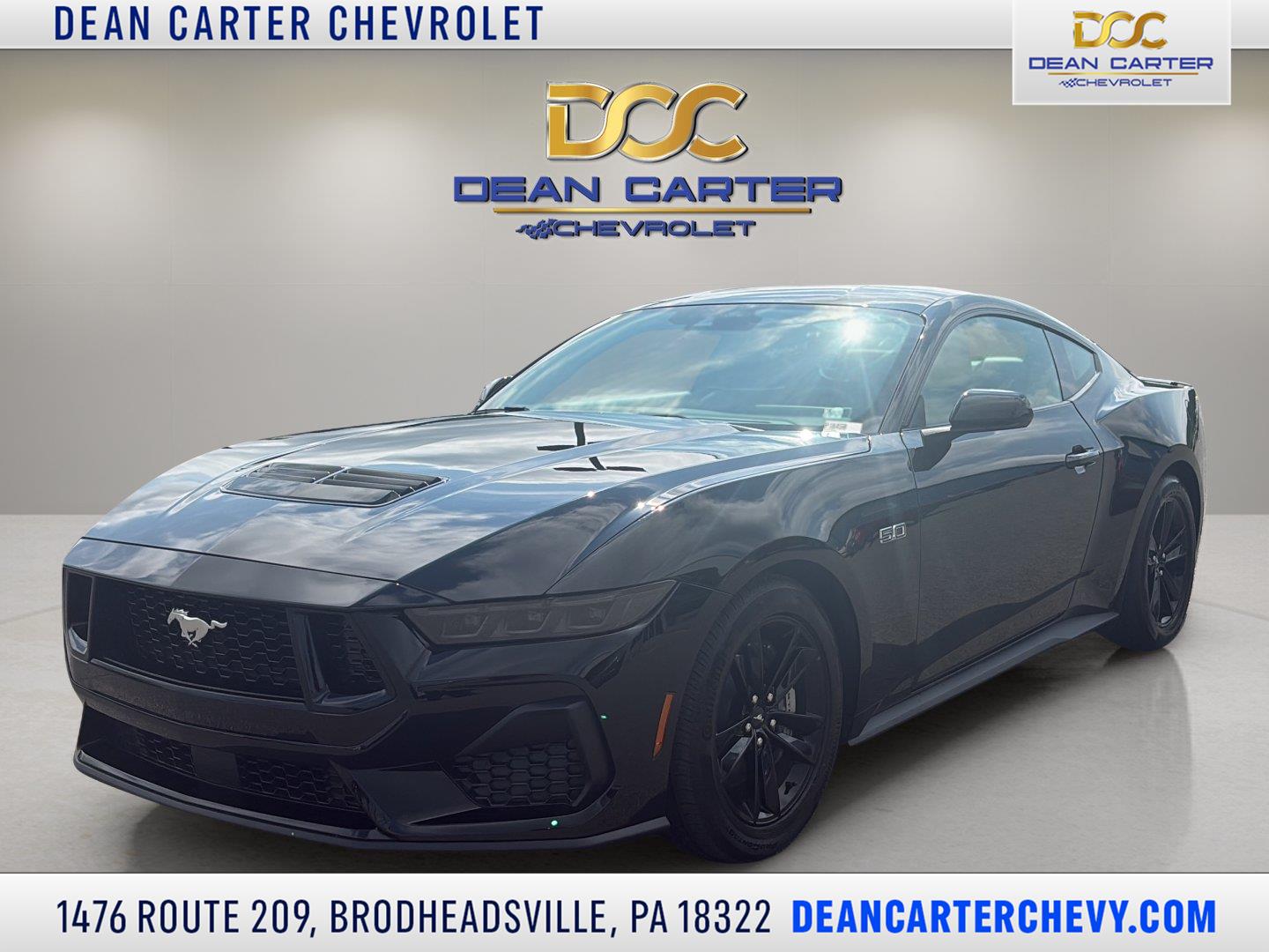 Shadow Black 2026 Ford Mustang Coupe Rear-Wheel Drive 6-Speed Manual
