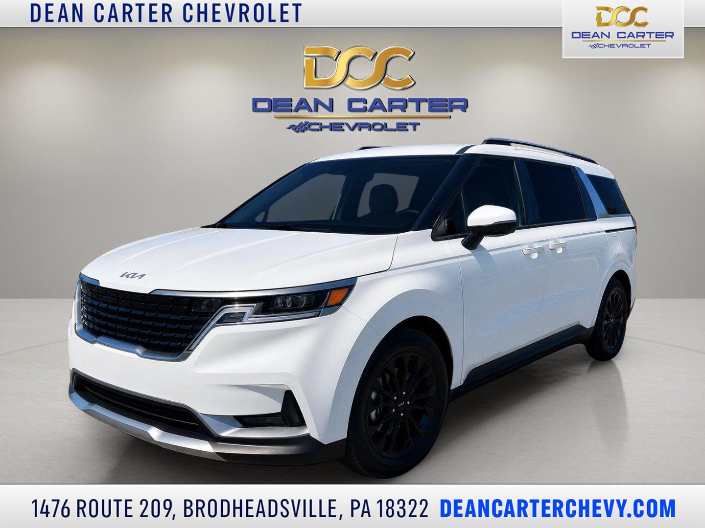 Snow White Pearl 2024 Kia Carnival Minivan Front-Wheel Drive Automatic