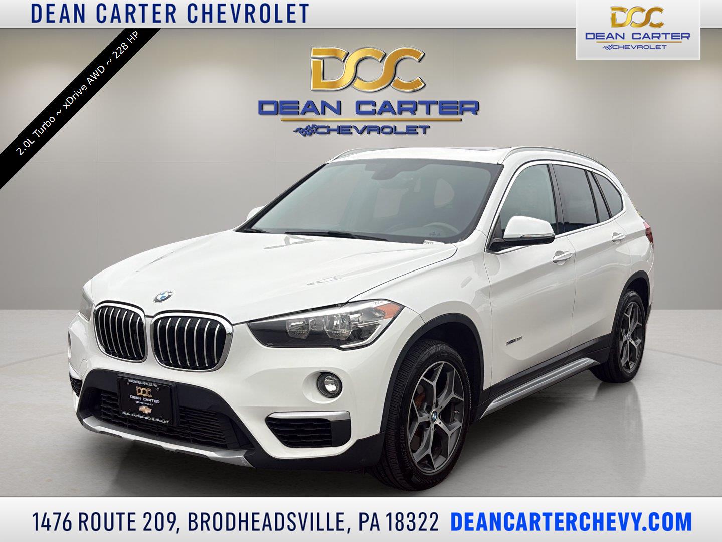 Mineral White Metallic 2018 BMW X1 SUV / Crossover All-Wheel Drive Automatic