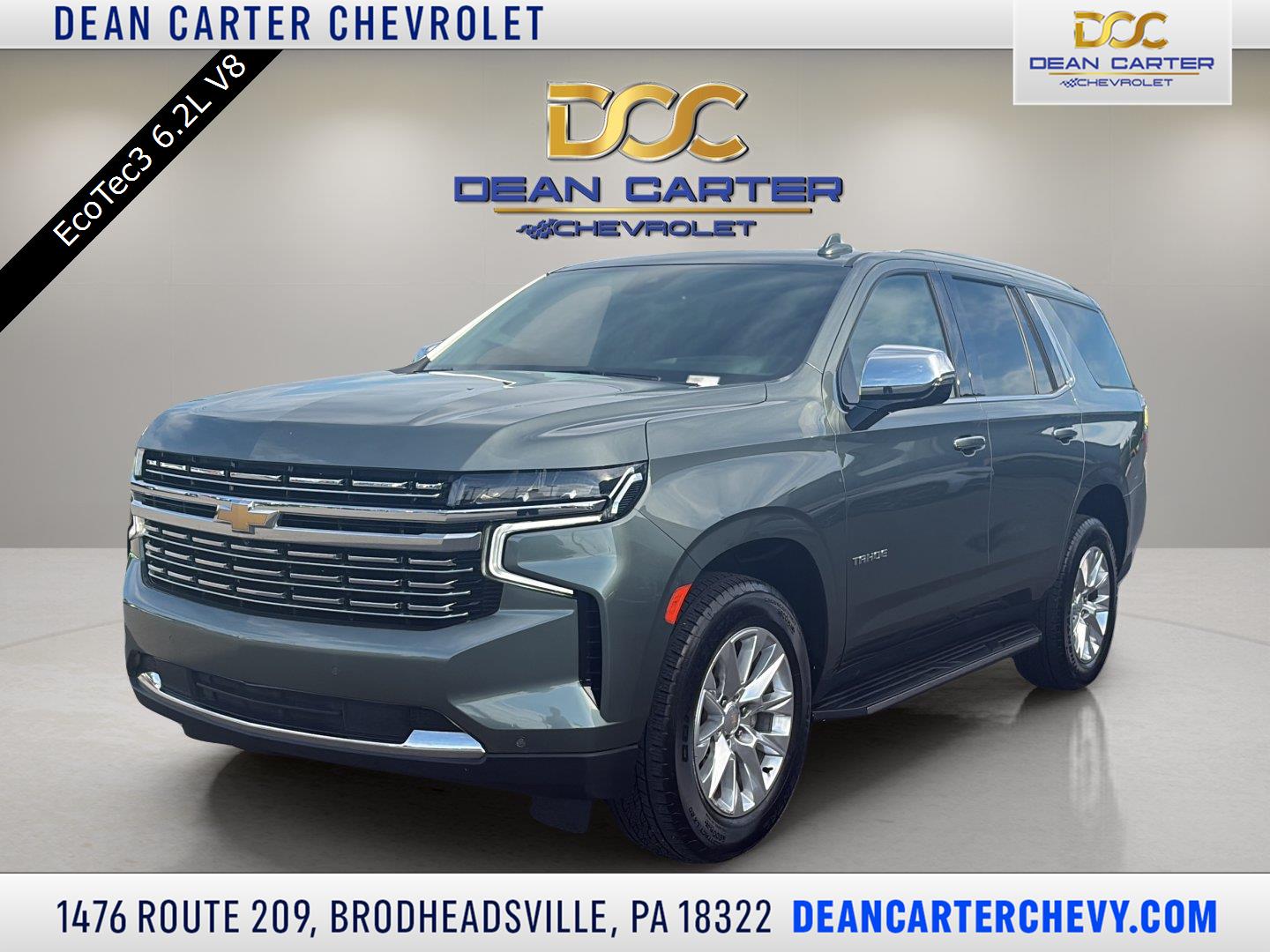 Silver Sage Metallic 2023 Chevrolet Tahoe SUV / Crossover Four-Wheel Drive Automatic
