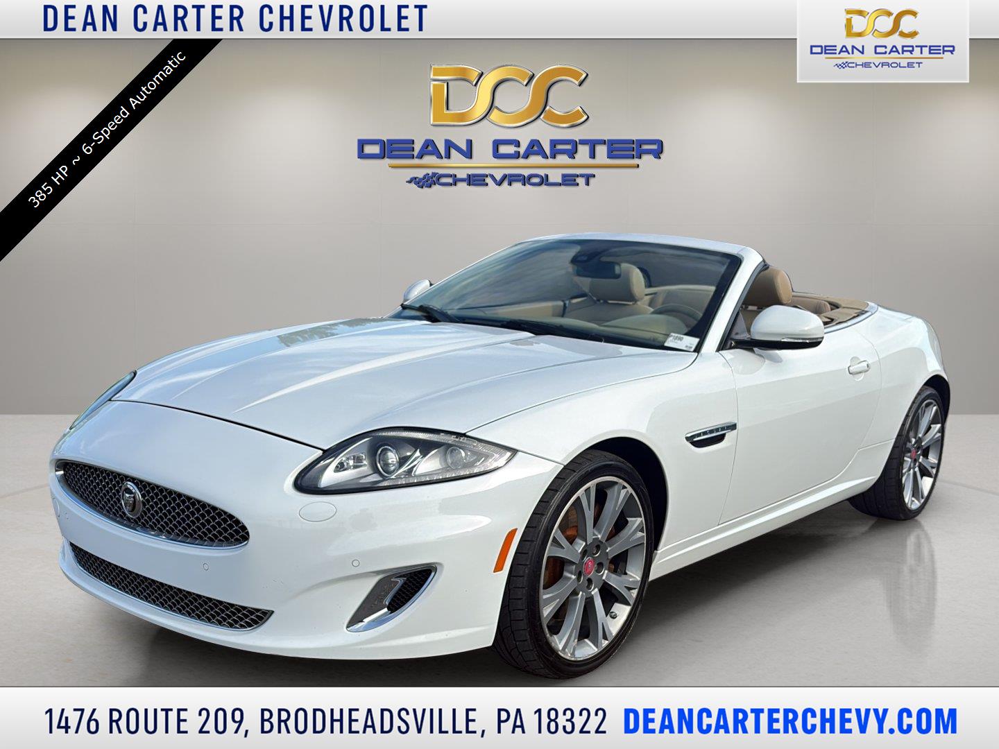 Polaris White 2015 Jaguar XK-Series Convertible Rear-Wheel Drive Automatic