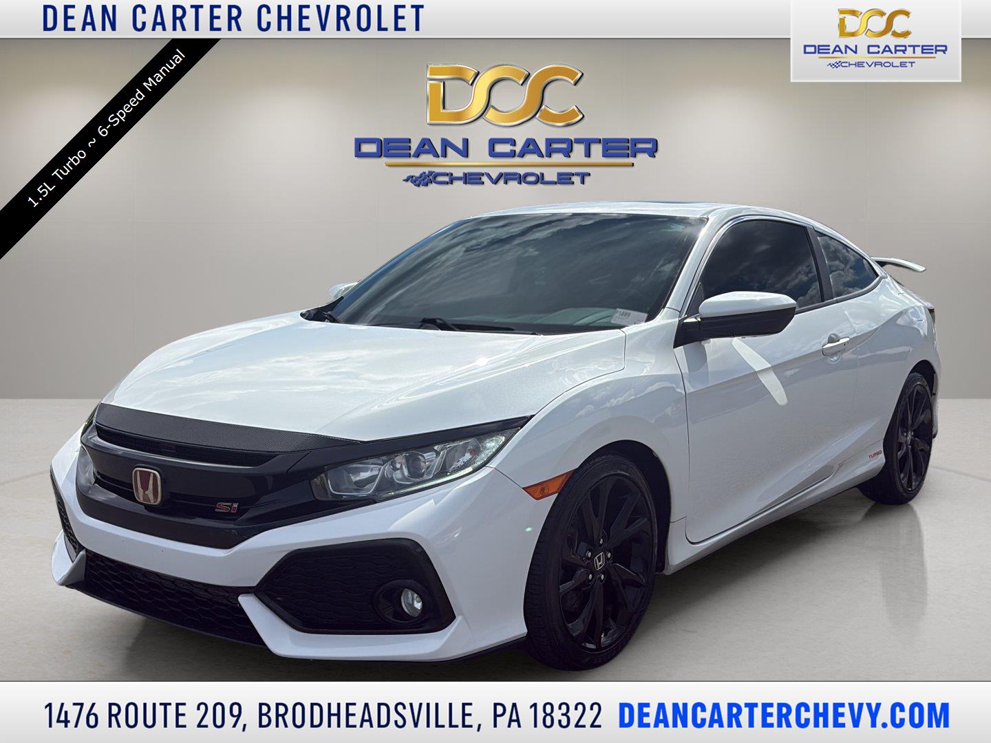 Platinum White Pearl 2019 Honda Civic Coupe Coupe Front-Wheel Drive Manual