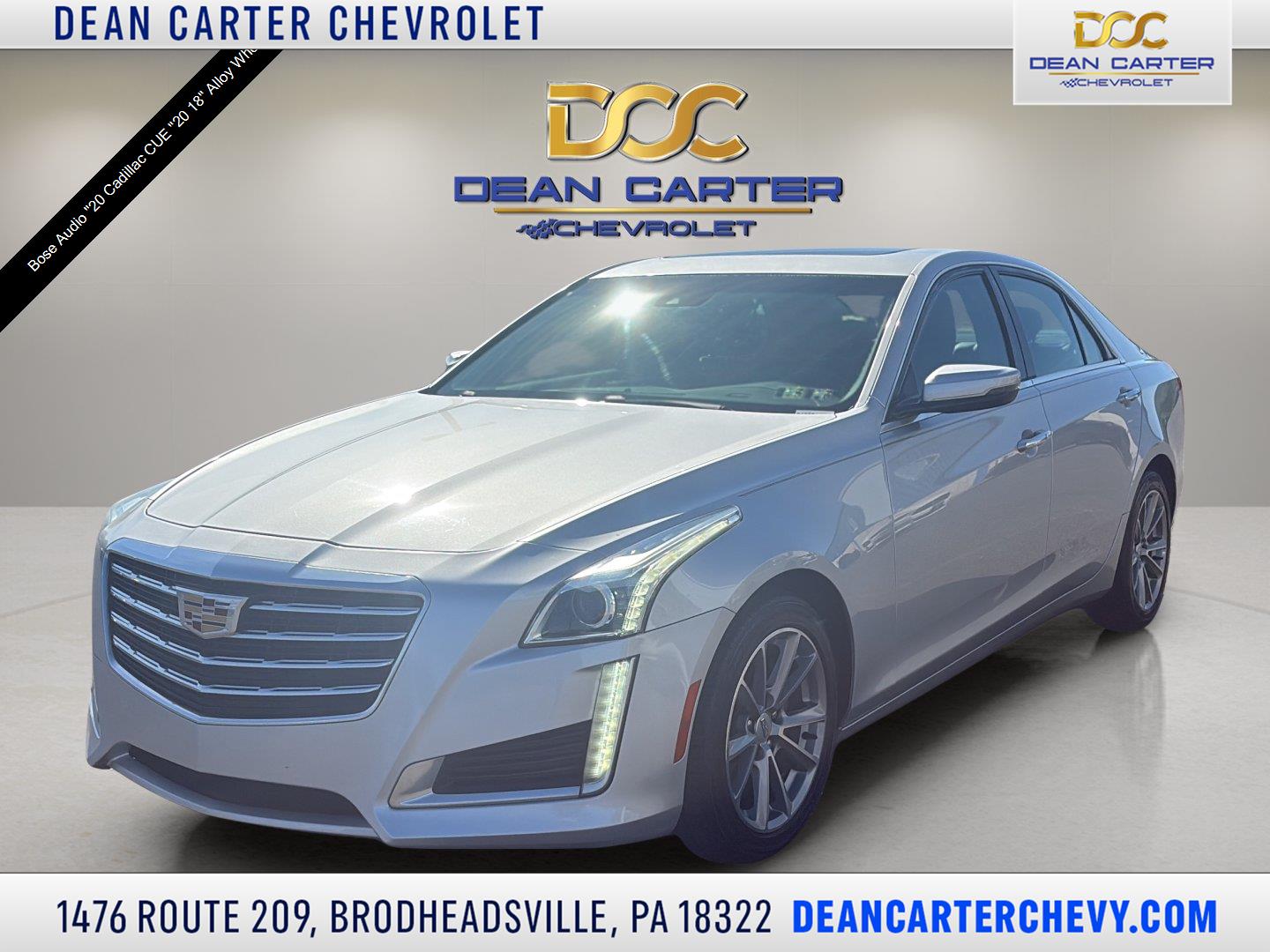 Radiant Silver Metallic 2017 Cadillac CTS Sedan All-Wheel Drive 8-Speed Automatic